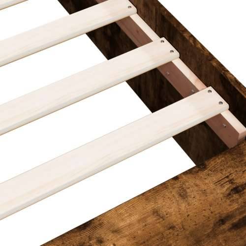 Okvir za krevet boja hrasta 75x190 cm konstruirano drvo - Dimljeni hrast 75 x 190 cm Cijena