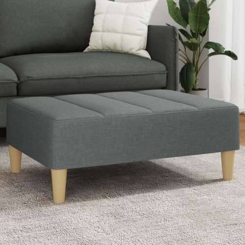 Tabure tamnosivi 77x55x31 cm od tkanine Tamno siva 1 Cijena