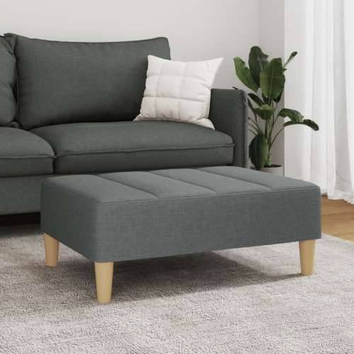 Tabure tamnosivi 77x55x31 cm od tkanine Tamno siva 1 Cijena