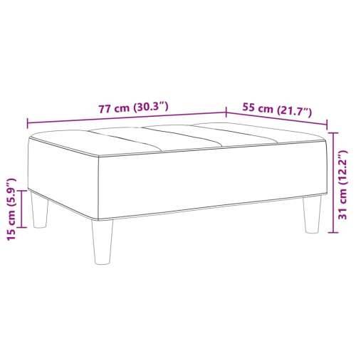 Tabure tamnosivi 77x55x31 cm od tkanine Tamno siva 1 Cijena