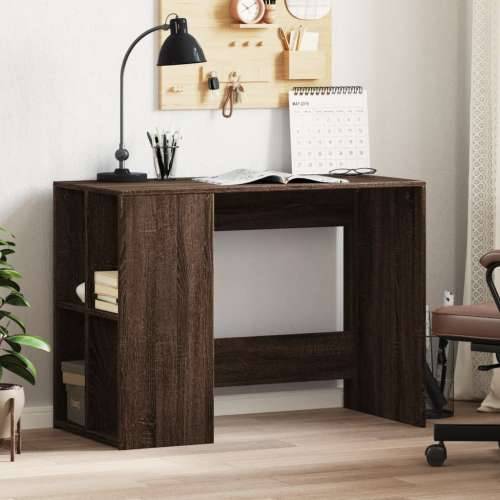 Radni stol boja smeđeg hrasta 102x50x75 cm konstruirano drvo Smeđi hrast Cijena