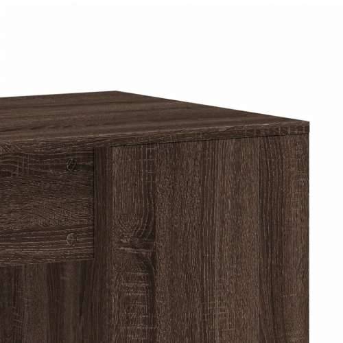 Radni stol boja smeđeg hrasta 102x50x75 cm konstruirano drvo Smeđi hrast Cijena