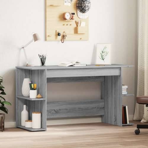 Radni stol boja hrasta sonome 140x50x75 cm konstruirano drvo - Sivi hrast sonoma Cijena