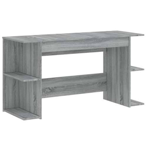 Radni stol boja hrasta sonome 140x50x75 cm konstruirano drvo - Sivi hrast sonoma Cijena