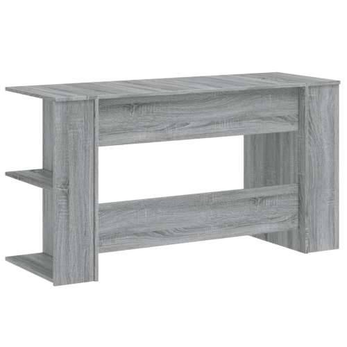 Radni stol boja hrasta sonome 140x50x75 cm konstruirano drvo - Sivi hrast sonoma Cijena