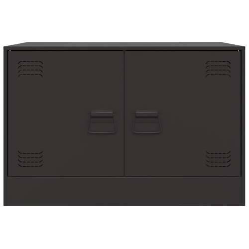 TV ormarići 2 kom crni 67 x 39 x 44 cm čelični - Crna 2 Cijena