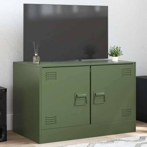 TV ormarić maslinasti 67 x 39 x 44 cm čelični - Maslinovo zelena 1 Cijena