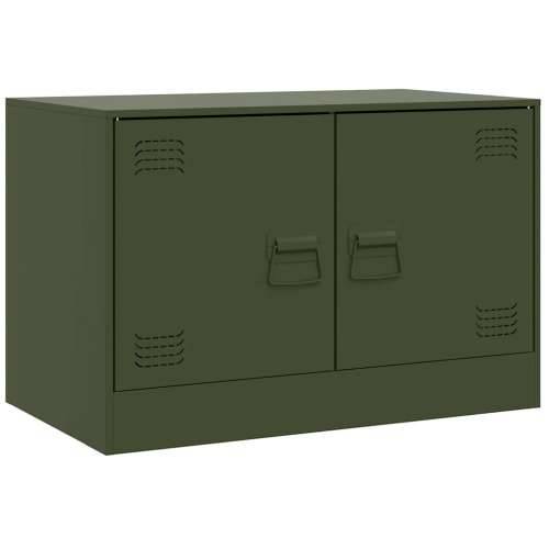 TV ormarić maslinasti 67 x 39 x 44 cm čelični - Maslinovo zelena 1 Cijena