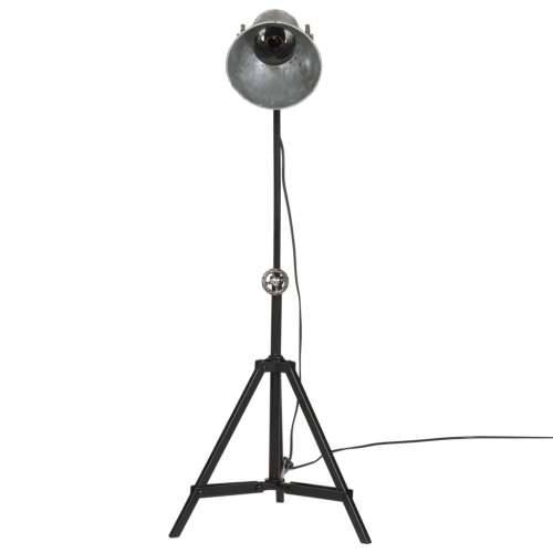 Podna svjetiljka 25 W vintage srebrna 35 x 35 x 65/95 cm E27 - Srebrno 1 Cijena