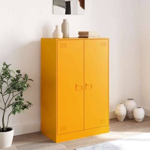 Komoda boja senfa 67 x 39 x 107 cm čelični - žuta boja senfa 1 Cijena