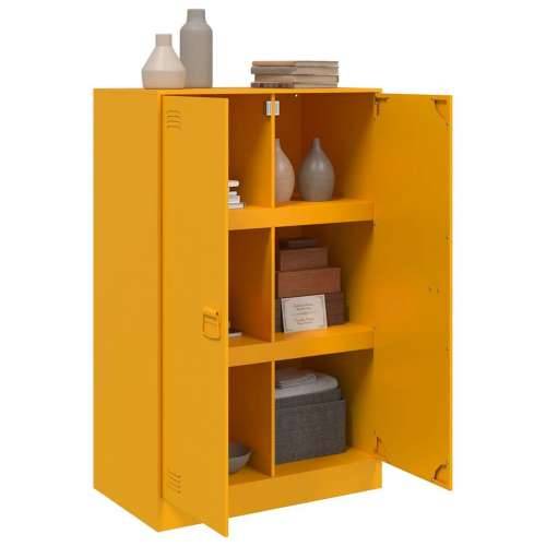 Komoda boja senfa 67 x 39 x 107 cm čelični - žuta boja senfa 1 Cijena