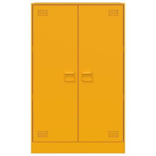 Komoda boja senfa 67 x 39 x 107 cm čelični - žuta boja senfa 1 Cijena