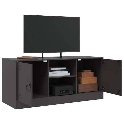 TV ormarić crni 99 x 39 x 44 cm čelični - Crna 1 Cijena