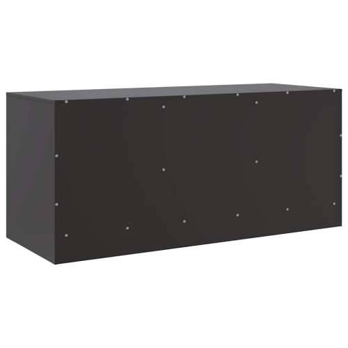 TV ormarić crni 99 x 39 x 44 cm čelični - Crna 1 Cijena
