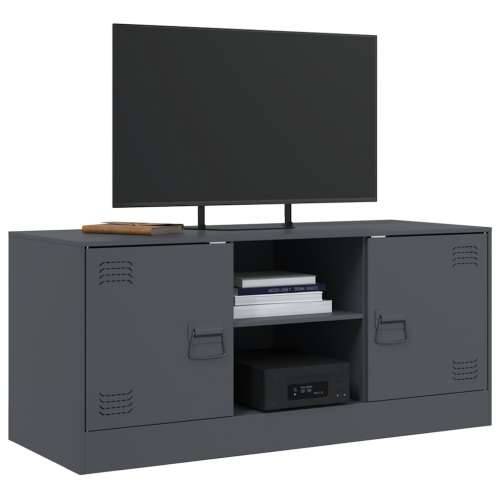 TV ormarić antracit 99 x 39 x 44 cm čelični - Antracit 1 Cijena