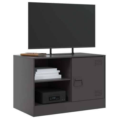 TV ormarić crni 67 x 39 x 44 cm čelični - Crna 1 Cijena