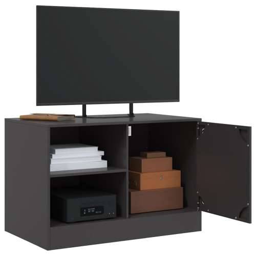TV ormarić crni 67 x 39 x 44 cm čelični - Crna 1 Cijena