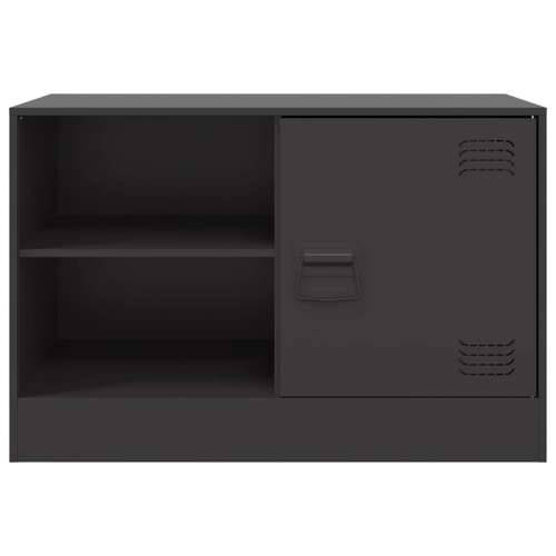 TV ormarić crni 67 x 39 x 44 cm čelični - Crna 1 Cijena