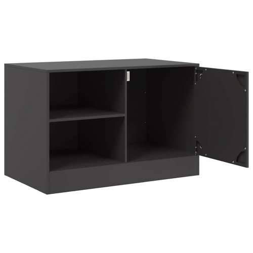 TV ormarić crni 67 x 39 x 44 cm čelični - Crna 1 Cijena