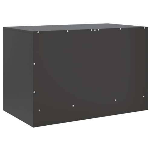 TV ormarić crni 67 x 39 x 44 cm čelični - Crna 1 Cijena