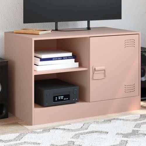 TV ormarić ružičasti 67 x 39 x 44 cm čelični - Ružičasta 1 Cijena