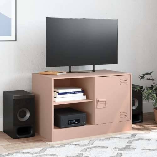 TV ormarić ružičasti 67 x 39 x 44 cm čelični - Ružičasta 1 Cijena