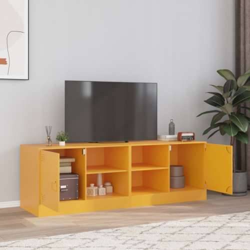 TV ormarići 2 kom boja senfa 67 x 39 x 44 cm čelični - žuta boja senfa 2 Cijena