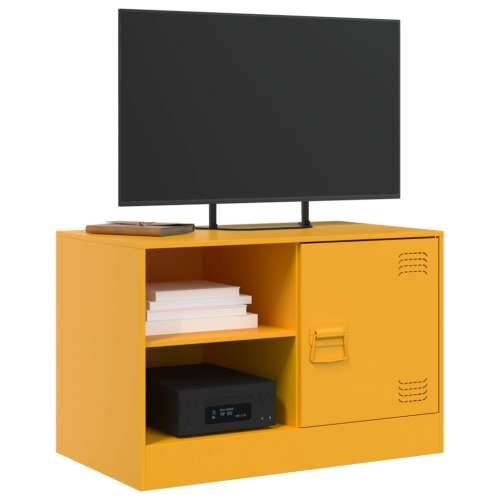 TV ormarići 2 kom boja senfa 67 x 39 x 44 cm čelični - žuta boja senfa 2 Cijena