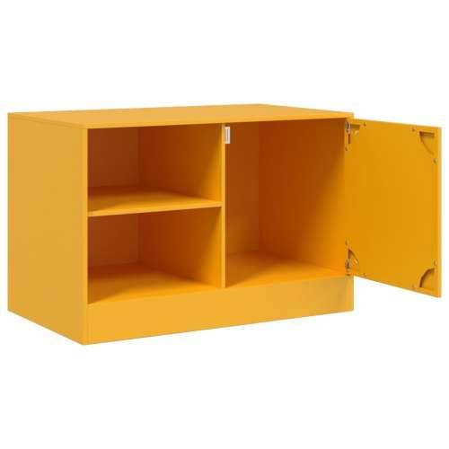 TV ormarići 2 kom boja senfa 67 x 39 x 44 cm čelični - žuta boja senfa 2 Cijena