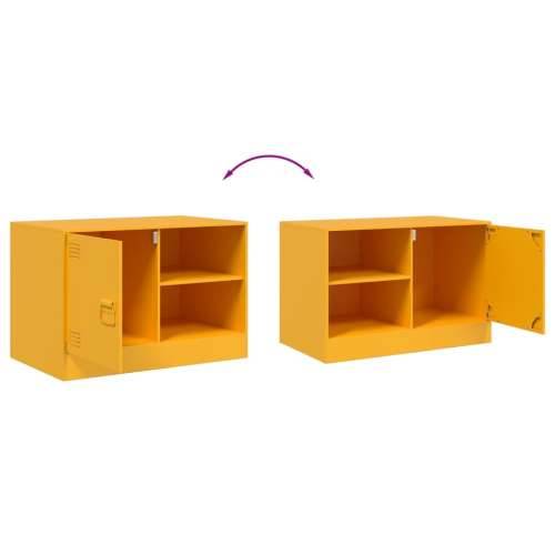 TV ormarići 2 kom boja senfa 67 x 39 x 44 cm čelični - žuta boja senfa 2 Cijena