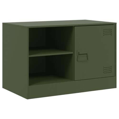 TV ormarići 2 kom maslinastozeleni 67 x 39 x 44 cm čelični - Maslinovo zelena 2 Cijena