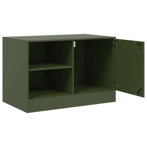 TV ormarići 2 kom maslinastozeleni 67 x 39 x 44 cm čelični - Maslinovo zelena 2 Cijena