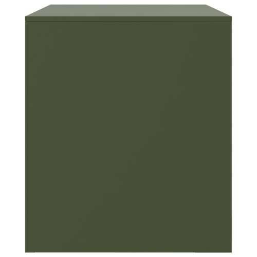 TV ormarići 2 kom maslinastozeleni 67 x 39 x 44 cm čelični - Maslinovo zelena 2 Cijena