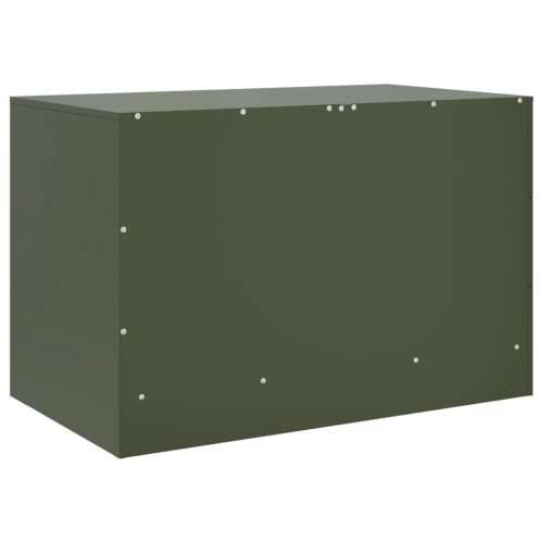 TV ormarići 2 kom maslinastozeleni 67 x 39 x 44 cm čelični - Maslinovo zelena 2 Cijena