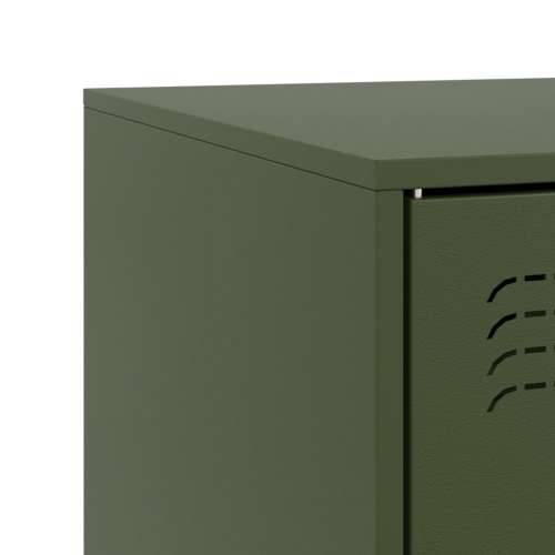 TV ormarići 2 kom maslinastozeleni 67 x 39 x 44 cm čelični - Maslinovo zelena 2 Cijena