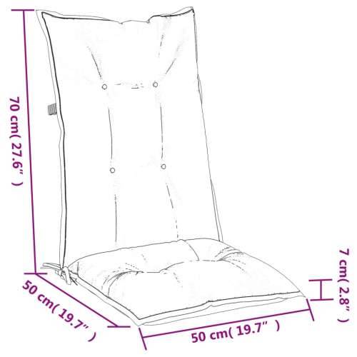 Jastuci za stolice 6 kom prošarano antracit 120x50x7 cm tkanina prošarana antracit 120 x 50 x 7 cm 6 Cijena