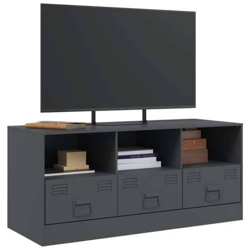 TV ormarić antracit 99 x 39 x 44 cm čelični - Antracit 1 Cijena