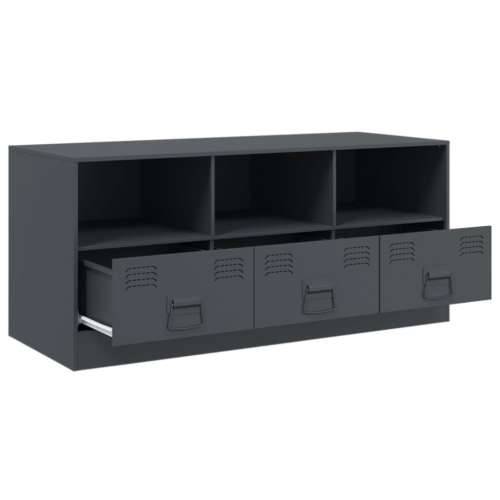 TV ormarić antracit 99 x 39 x 44 cm čelični - Antracit 1 Cijena