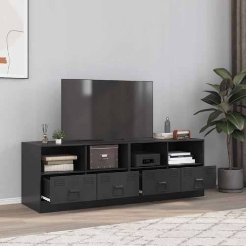 TV ormarići 2 kom crni 67 x 39 x 44 cm čelični - Crna 2 Cijena