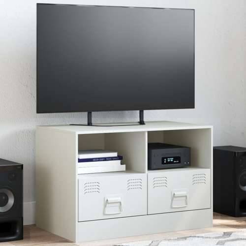 TV ormarić bijeli 67 x 39 x 44 cm čelični Bijela 1 Cijena