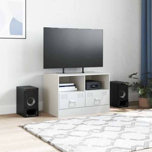 TV ormarić bijeli 67 x 39 x 44 cm čelični Bijela 1 Cijena