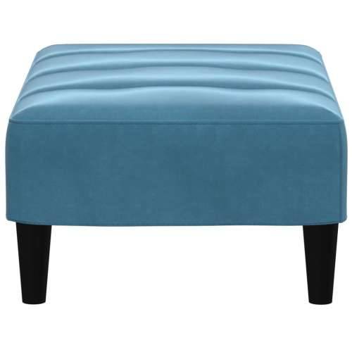 Tabure plavi 77x55x31 cm baršunasti - Plava 1 Cijena