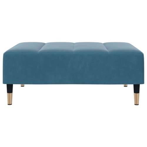 Tabure plavi 77x55x31 cm baršunasti - Plava 1 Cijena
