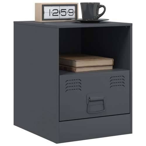 Noćni ormarići 2 kom antracit 34,5 x 39 x 44 cm čelični - Antracit 2 Cijena