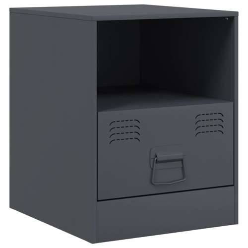 Noćni ormarići 2 kom antracit 34,5 x 39 x 44 cm čelični - Antracit 2 Cijena