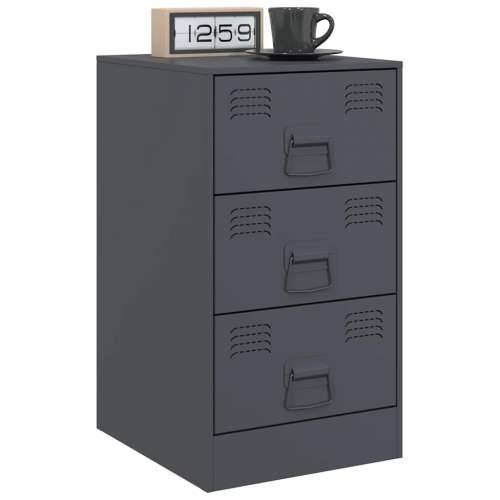 Noćni ormarići 2 kom antracit 34,5 x 39 x 62 cm čelični - Antracit 2 Cijena