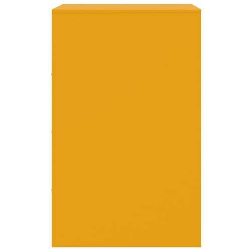 Noćni ormarići 2 kom boja senfa 34,5 x 39 x 62 cm čelični - žuta boja senfa 2 Cijena