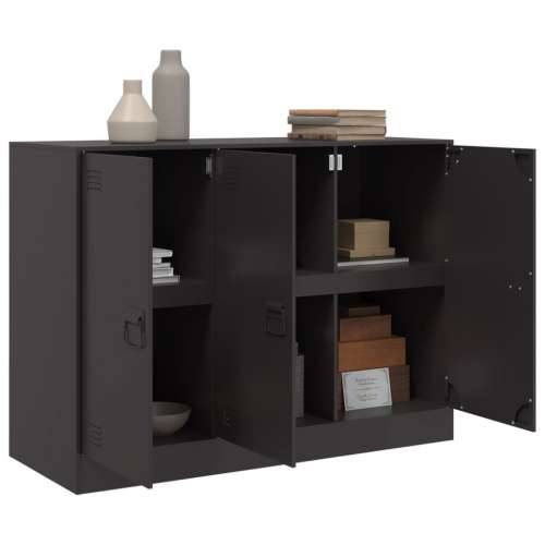 Komoda crna 99 x 39 x 73 cm čelična - Crna 1 Cijena