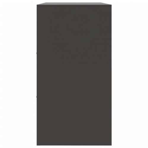 Komoda crna 99 x 39 x 73 cm čelična - Crna 1 Cijena