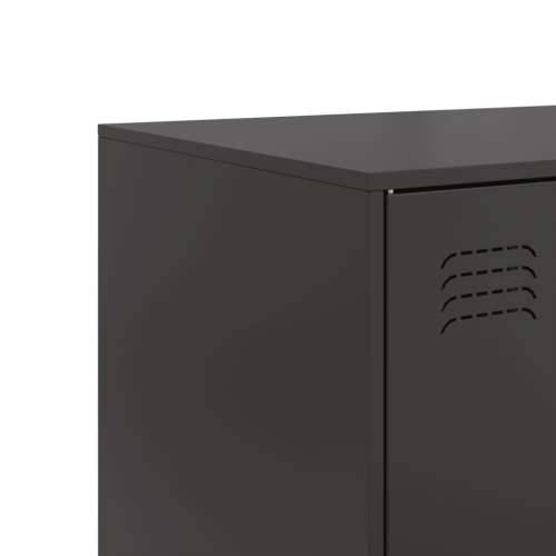 Komoda crna 99 x 39 x 73 cm čelična - Crna 1 Cijena
